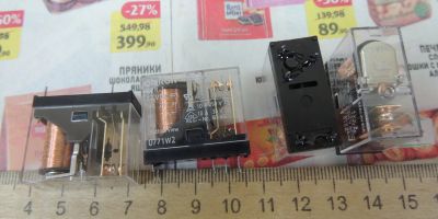 Лот: 19835689. Фото: 1. Реле G2R-1-12VDC (5PIN) 12 Вольт... Реле, тумблеры, переключатели