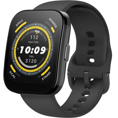 Лот: 22218720. Фото: 1. Умные часы Amazfit Bip 5, черные... Смарт-часы, фитнес-браслеты, аксессуары