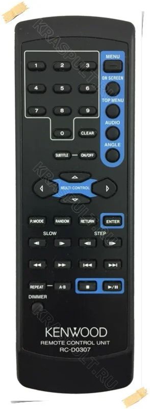 Лот: 15908548. Фото: 1. Пульт KENWOOD RC-D0307. Пульты ДУ