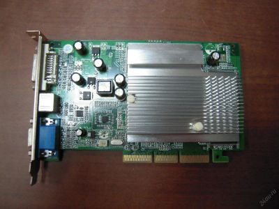 Лот: 5807151. Фото: 1. Видеокарта AGP Nvidia GeForce... Видеокарты