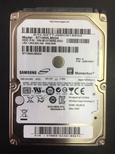 Лот: 11260935. Фото: 1. Жесткий диск HDD Seagate Samsung... Жёсткие диски (HDD)