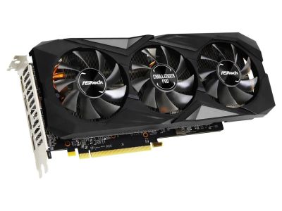 Лот: 19608462. Фото: 1. Видеокарта RX 5700 XT 8GB ASRock... Видеокарты