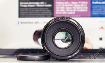Лот: 5591521. Фото: 1. Canon EF 50mm f/1.8 II , Canon... Объективы