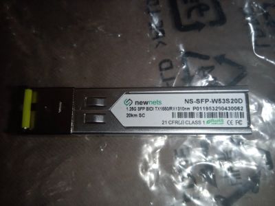 Лот: 17705184. Фото: 1. Sfp-модуль newnets 20km 1,25G. Коммутаторы