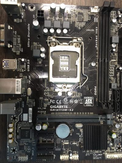 Лот: 15122130. Фото: 1. Материнская плата Gigabyte ga-h110m-s2. Материнские платы