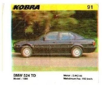 Лот: 5562395. Фото: 1. Вкладыш серии Kobra №91 (обмен... Наклейки, карточки, вкладыши