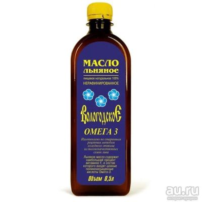 Лот: 9649817. Фото: 1. Омега 3 Масло льняное "Вологодское... Масло, маргарин