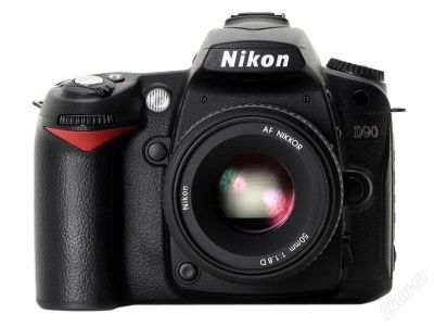 Лот: 1014107. Фото: 1. Nikon D90 + nikkor 50mm 1.8. Цифровые зеркальные