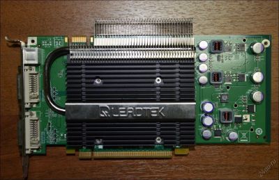 Лот: 5799805. Фото: 1. 512Mb PCI-E DDR-3 Leadtek PX9500GT-Heatpipe... Видеокарты