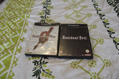 Лот: 13243499. Фото: 1. resident evil remake\ zero (gamecube... Игры для консолей
