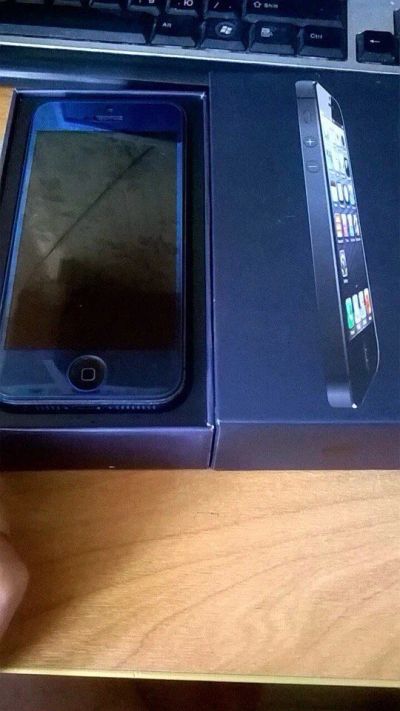 Лот: 9902042. Фото: 1. Apple iPhone 5, Black(черный... Смартфоны
