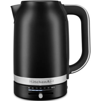 Лот: 24294917. Фото: 1. Чайник KitchenAid, матовый черный... Чайники, кофемашины, кулеры