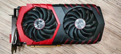 Лот: 20025274. Фото: 1. Видеокарта MSI GeForce GTX 1080... Видеокарты