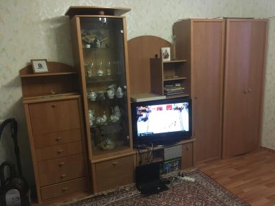 Лот: 11053953. Фото: 1. Стенка 3.5м светлый орех. Гостиные, стенки, горки