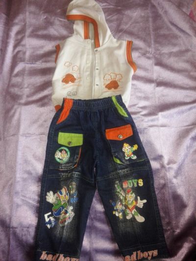 Лот: 16356224. Фото: 1. Пакет вещей на мальчика 1-3 лет. Брюки, шорты, джинсы