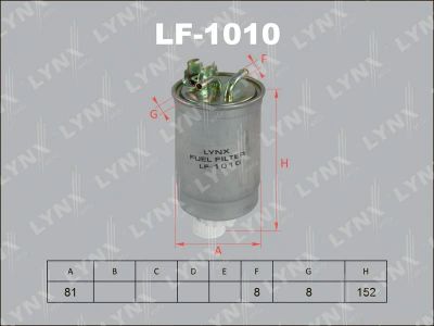 Лот: 13356871. Фото: 1. Lynx LF-1010 Топливный фильтр. Расходные материалы