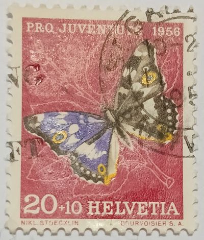 Лот: 25281446. Фото: 1. Марка_Швейцария, 20+10 Ct.- сентиме... Марки