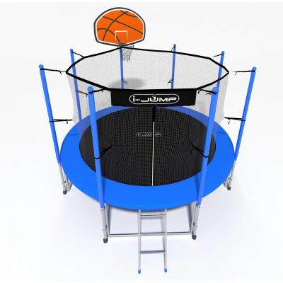 Лот: 15769747. Фото: 1. Батут i-Jump Basket 6ft blue. Детские спортивные комплексы, батуты