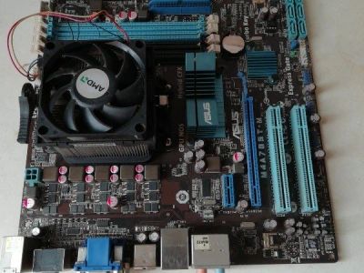 Лот: 15573155. Фото: 1. Материнская плата Asus m4a785t-m. Материнские платы
