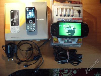 Лот: 698054. Фото: 1. psp slim 2008 + nokia 6700 оригенал... Кнопочные мобильные телефоны