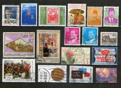 Лот: 19682732. Фото: 1. Лот Марки Мира (4). Марки