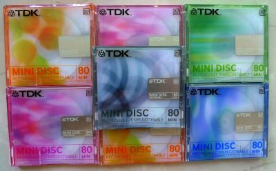 Лот: 9653007. Фото: 1. Мини-диск minidisc MD TDK 80 мин... CD, DVD, BluRay