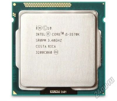 Лот: 5608029. Фото: 1. Процессор intel i5 3570k. Процессоры