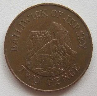 Лот: 11794492. Фото: 1. Джерси 2 пенса 1988. Великобритания и острова