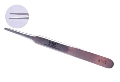 Лот: 17513041. Фото: 1. Пинцет Vetus Tweezers ST-13. Радиолюбительский инструмент