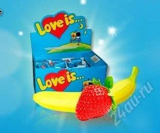 Лот: 2378323. Фото: 1. Love is... вкус банан клубника. Другое (продукты)