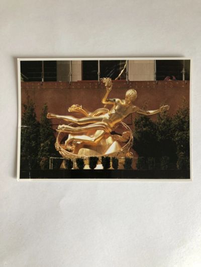 Лот: 23299896. Фото: 1. New York-Rockefeller Plaza... Открытки, конверты