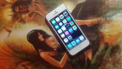 Лот: 6047162. Фото: 1. iPhone 5 16 Gb White Полный Комплект. Смартфоны