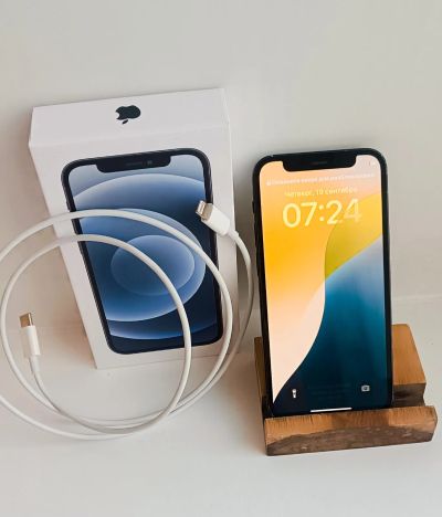 Лот: 24380797. Фото: 1. iPhone 12 mini, 128Gb, Black. Смартфоны