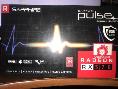 Лот: 17210917. Фото: 1. RX 570 8 gb. Видеокарты