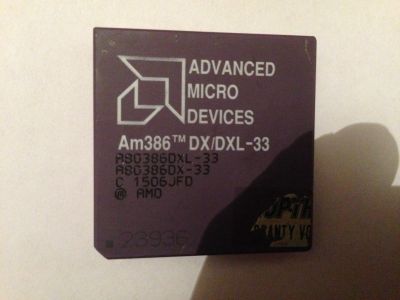 Лот: 11846081. Фото: 1. Продам Процессор am386 dx/dxl-33. Процессоры