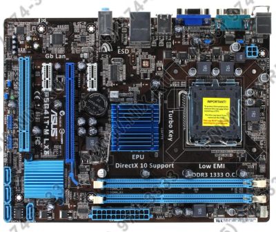 Лот: 8271861. Фото: 1. материнская плата ASUS P5G41T-M... Материнские платы