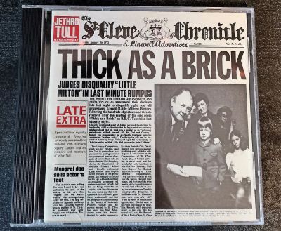 Лот: 20067051. Фото: 1. CD Jethro Tull- Thick As a Brick. Аудиозаписи