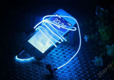 Лот: 5935231. Фото: 1. Glow наушники - светящиеся наушники... Красноярск