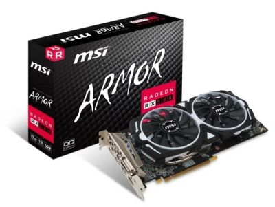 Лот: 10039420. Фото: 1. Видеокарта MSI Radeon RX 580... Видеокарты