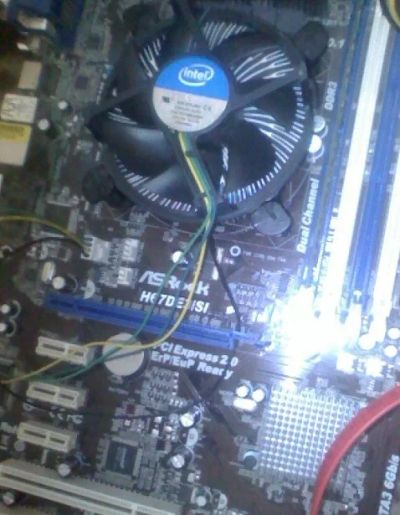 Лот: 8103093. Фото: 1. Asrock h67DE3/SI. Материнские платы