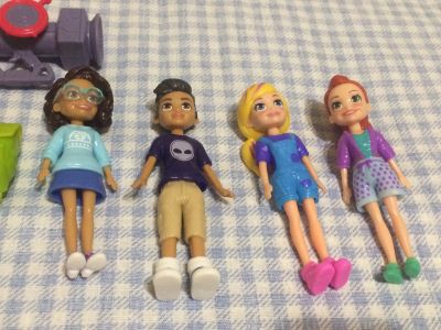Лот: 16886221. Фото: 1. Набор кукол Polly Pocket, 4шт. Куклы и аксессуары