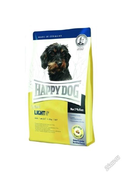 Лот: 5578086. Фото: 1. Корм Happy Dog Supreme Mini Light... Корма