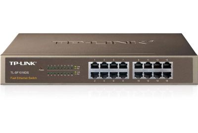 Лот: 4553335. Фото: 1. Коммутатор TP-Link TL-SF1016DS... Маршрутизаторы (роутеры)