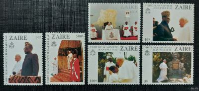 Лот: 16243912. Фото: 1. 1981. Заир. Президент Визит. Полная... Марки