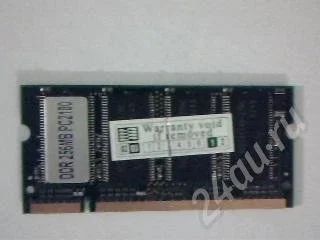 Лот: 732168. Фото: 1. DDR 256Mb PC2100 (для ноутбуков... Оперативная память