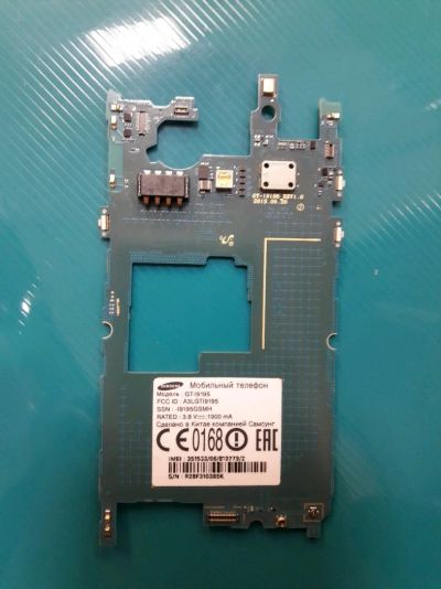 Лот: 11877759. Фото: 1. Системная плата Samsung i9195... Микросхемы и платы