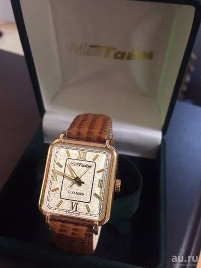 Лот: 9054854. Фото: 1. Золотые Мужские часы " Мактайм... Драгоценные наручные часы