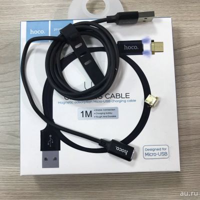 Лот: 13216436. Фото: 1. Магнитный Кабель Micro USB Hoco... Дата-кабели, переходники