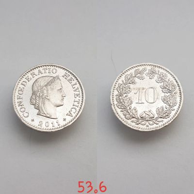Лот: 15596618. Фото: 1. монета Швейцария 10 раппенов... Остальные страны