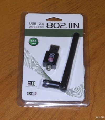 Лот: 16874143. Фото: 1. Usb Wifi адаптер 300 Mbps клиент... WiFi, Bluetooth адаптеры